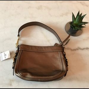 ⬇️Price drop⬇️ Coach shimmery leather hobo bag